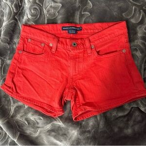 Ralph Lauren Women's Red Denim Shorts